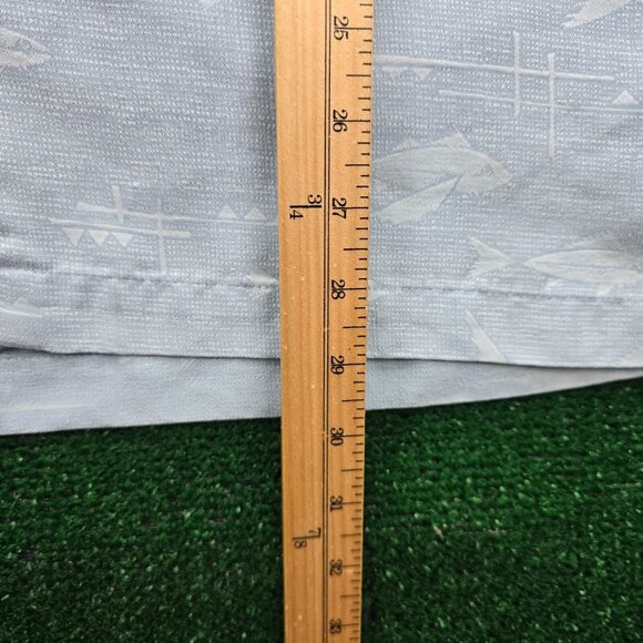 Quicksilver Shirt Mens Large Blue Waterman Collection Fish AOP Outdoors‎ Summer - Picture 6 of 11